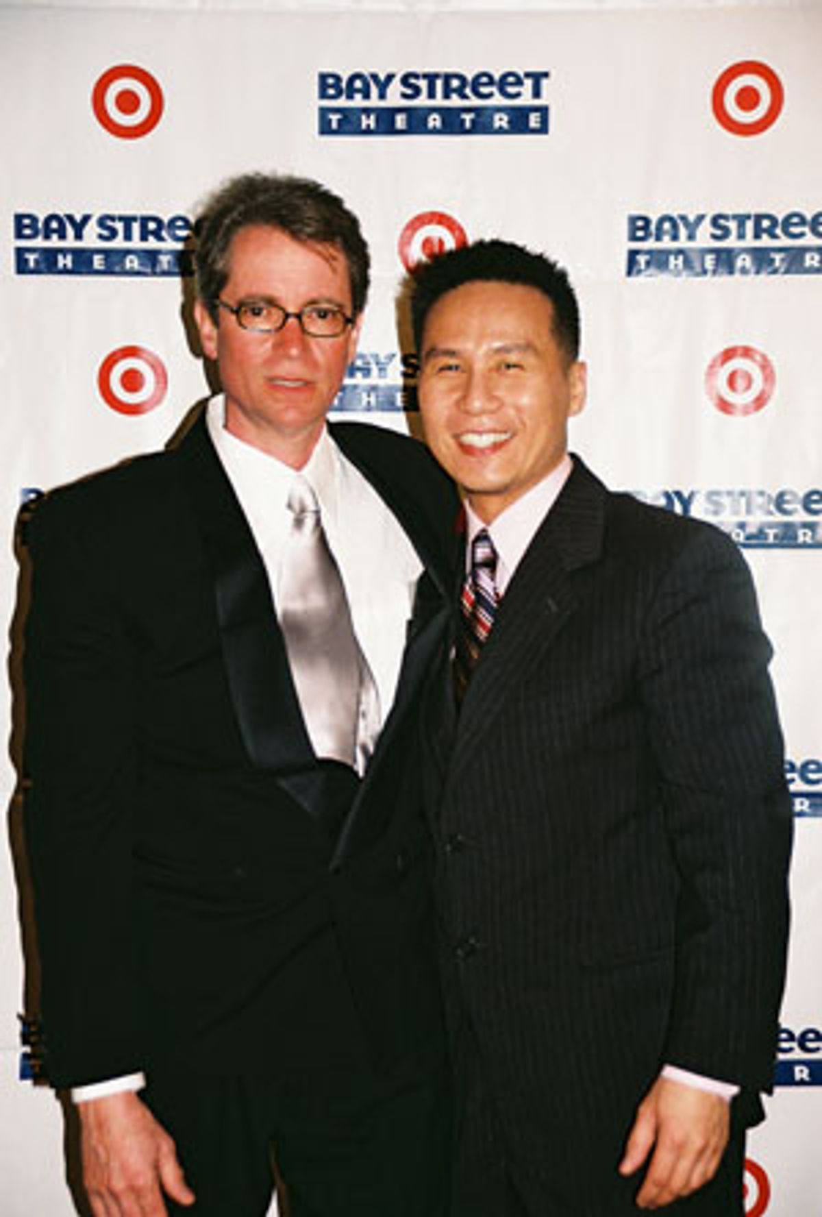 Steve Hamilton (Bay Street Theatre Executive Director) and BD Wong at 