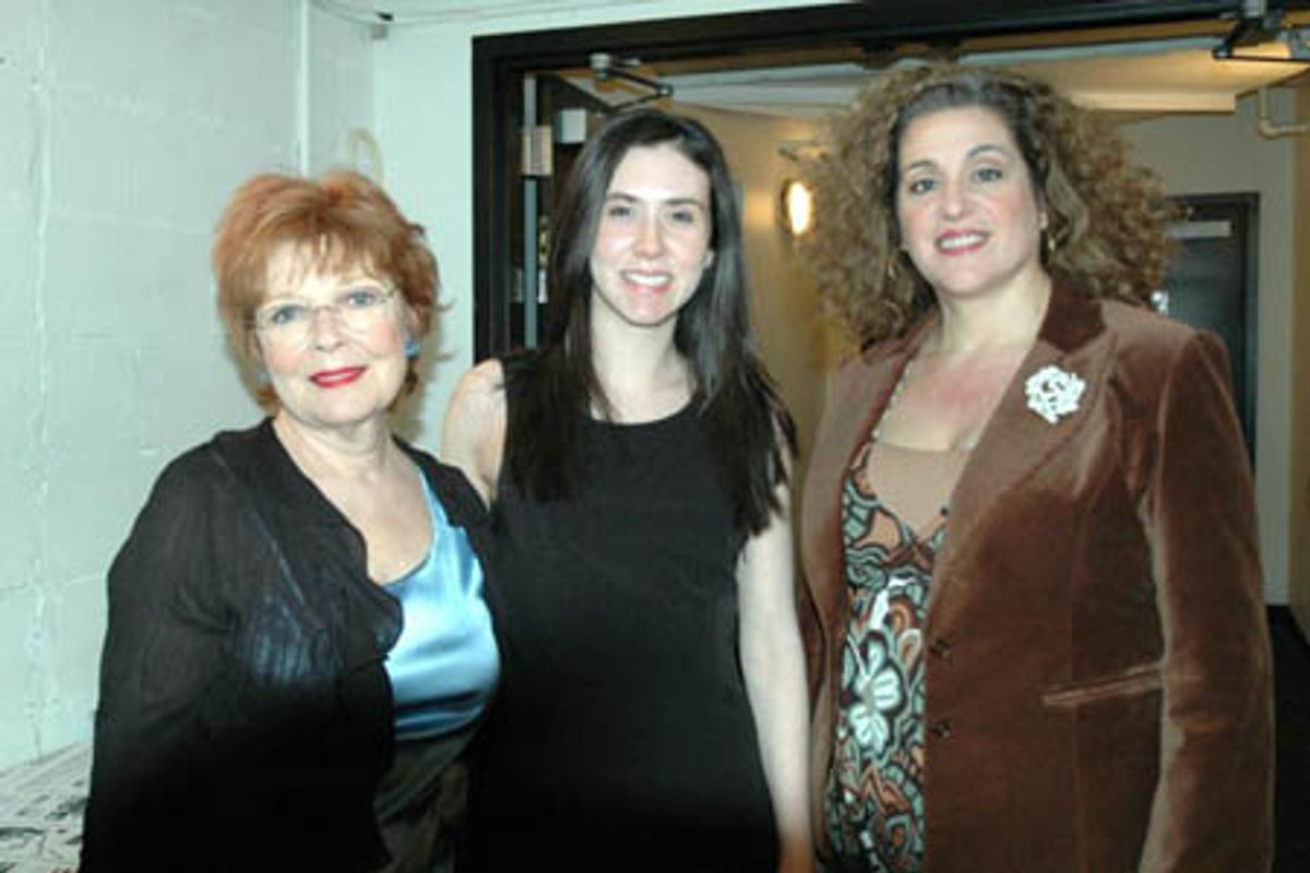 Anita Gillette, Alexandra Cassens and Mary Testa at 