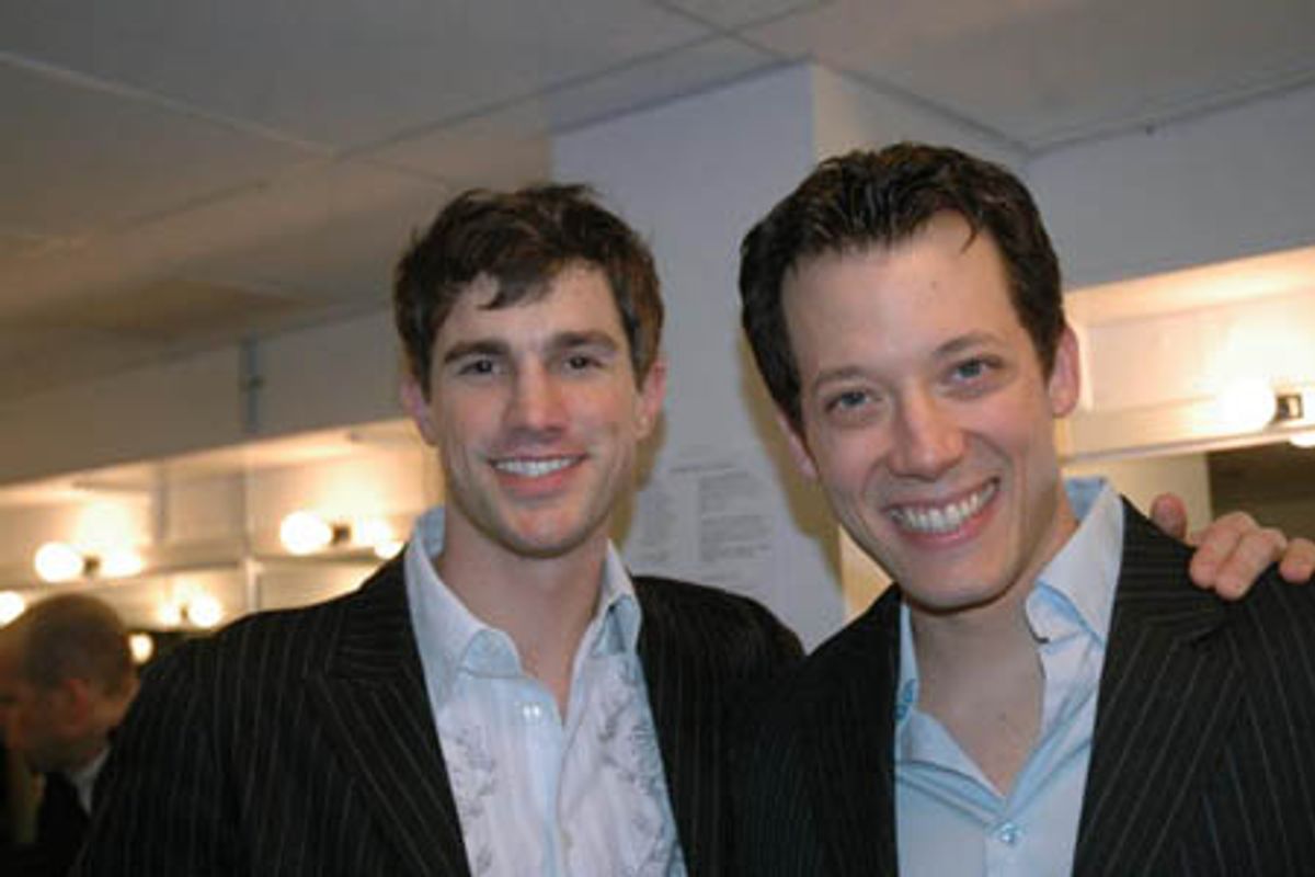 Matt Cavenaugh and John Tartaglia at 