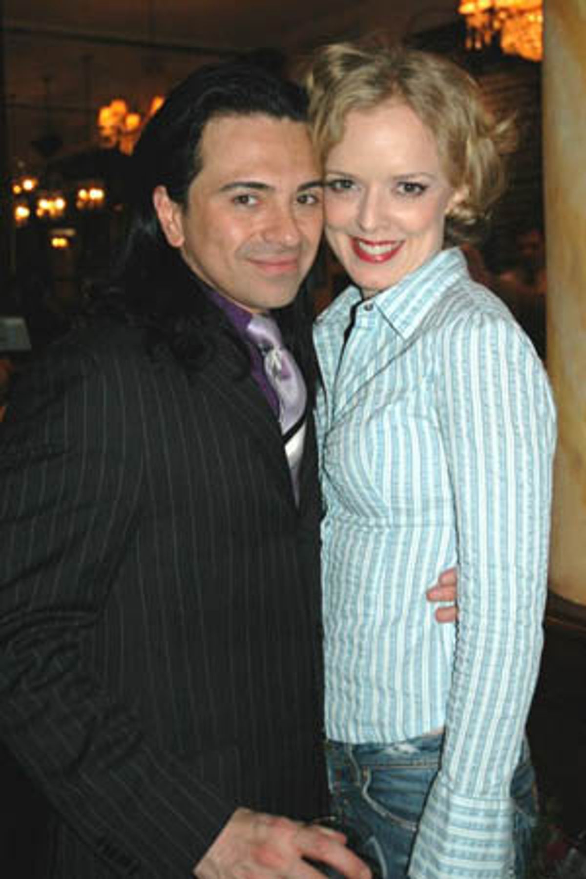 Luis Vilabon and Nancy Anderson at 