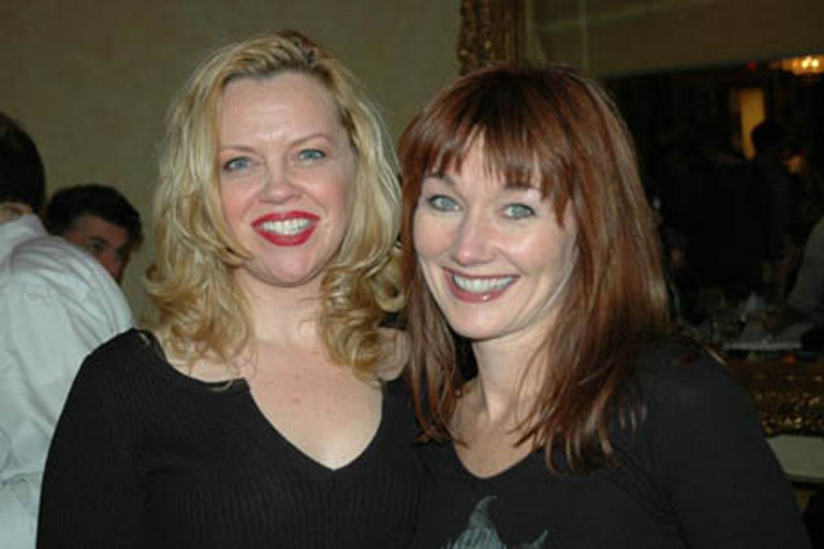 Leah Hocking and Lari White at 