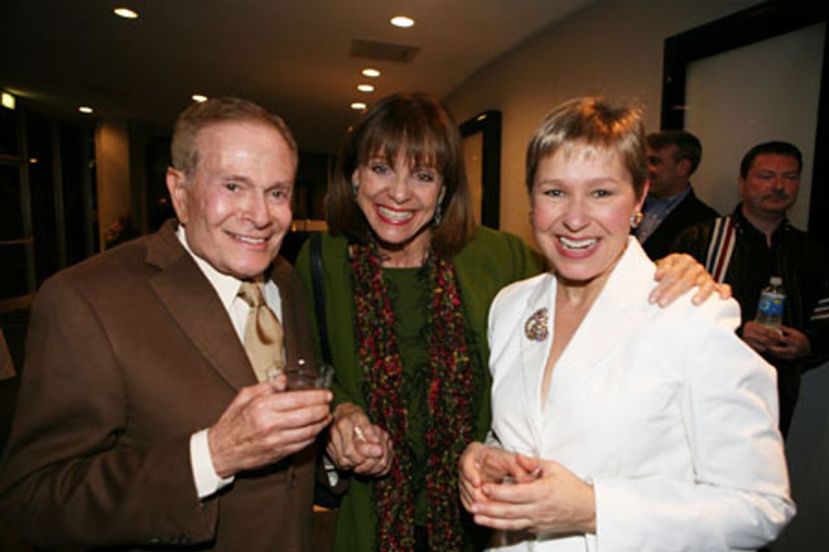 Jerry Herman, Valerie Harper and Amber Edwards at 