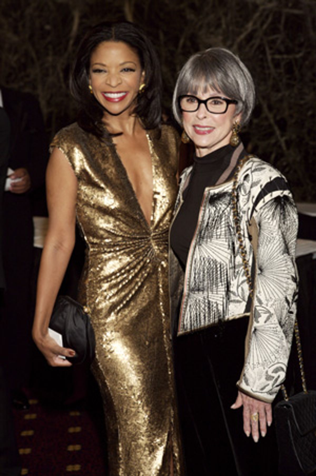 Pamela Joyner and Rita Moreno at 