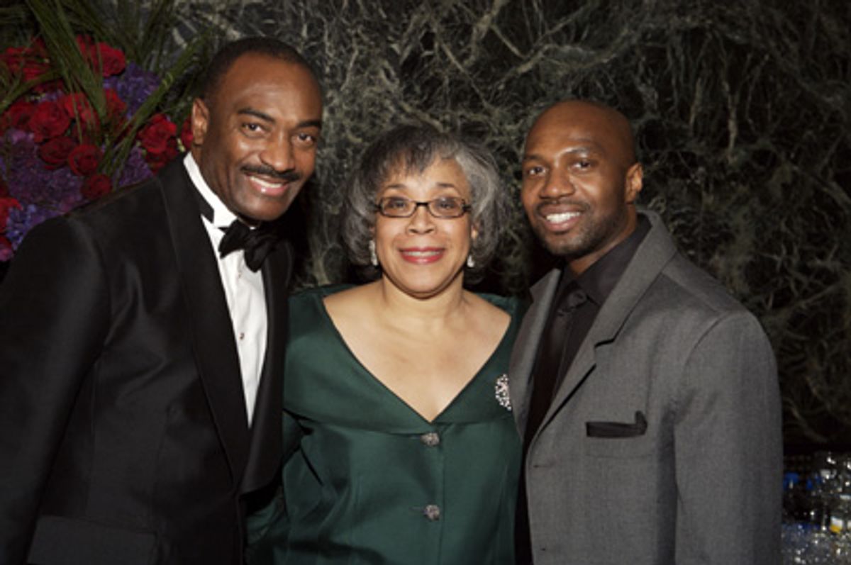 Reggie Van Lee, Lowery Stokes Simms and Ronald K. Brown at 