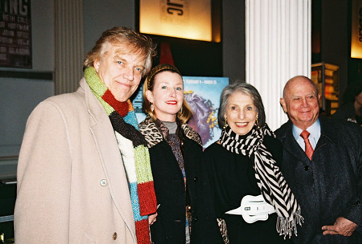 Peter Martins, Darci Martins, and Pat Schoenfeld and Gerald Schoenfeld at 
