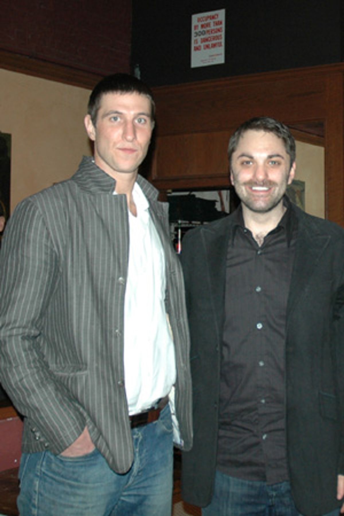 Pablo Schreiber and Christopher Shinn at 