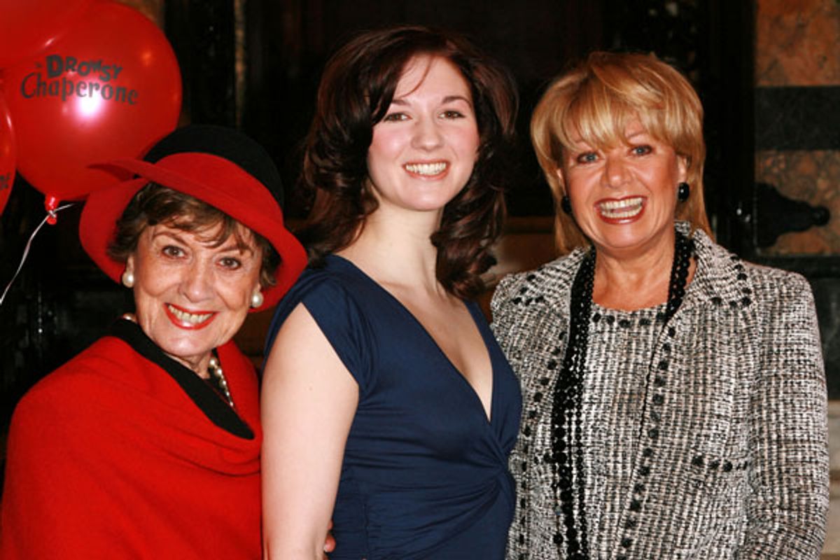 Anne Rogers, Summer Strallen and Elaine Paige at the launch of The Drowsy Chaperone at 