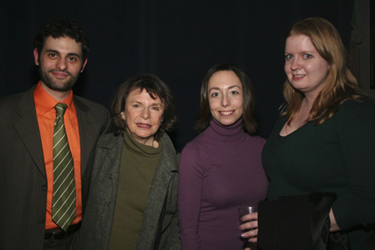 Arian Moayed, Edie Robb (Station 3), Lakey Wolff (CESD) and Maura Maloney (CESD) at 