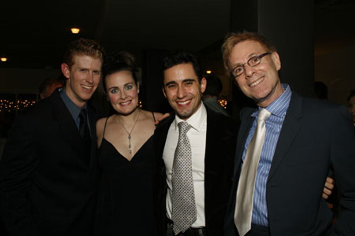 Mark Ledbetter, Danette Holden, John Lloyd Young, Patrick Parker (Artistic Associate) at 