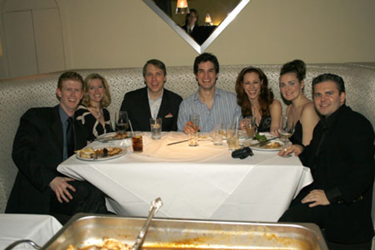 Mark Ledbetter, Jacqueline Bayne, Kilty Reidy, Paul Schaffer, Heather Parcells, Danette Holden, Robert Creighton at 