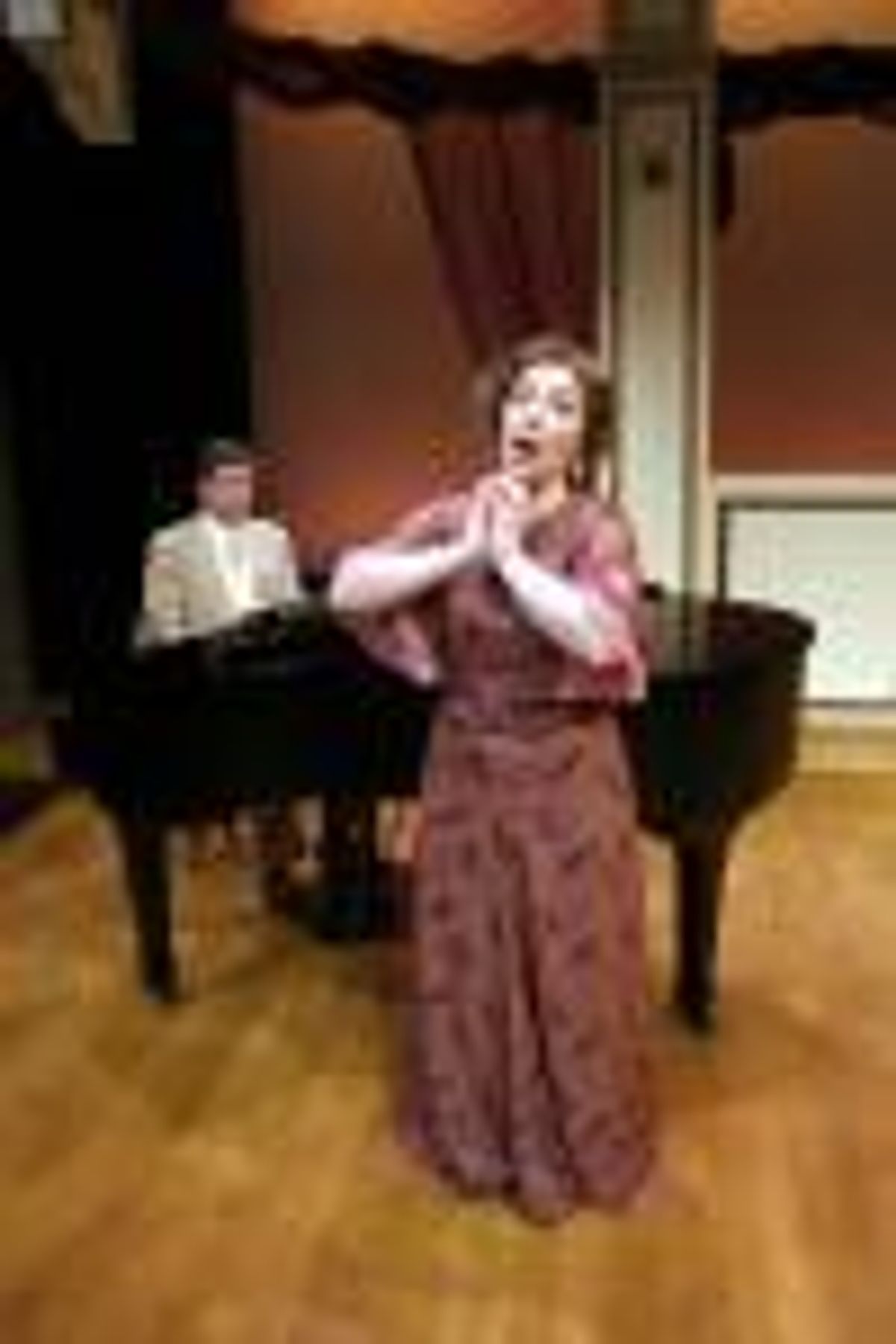 Will McGarrahan as Cosme McMoon and Leigh Barrett as Florence Foster Jenkins at 