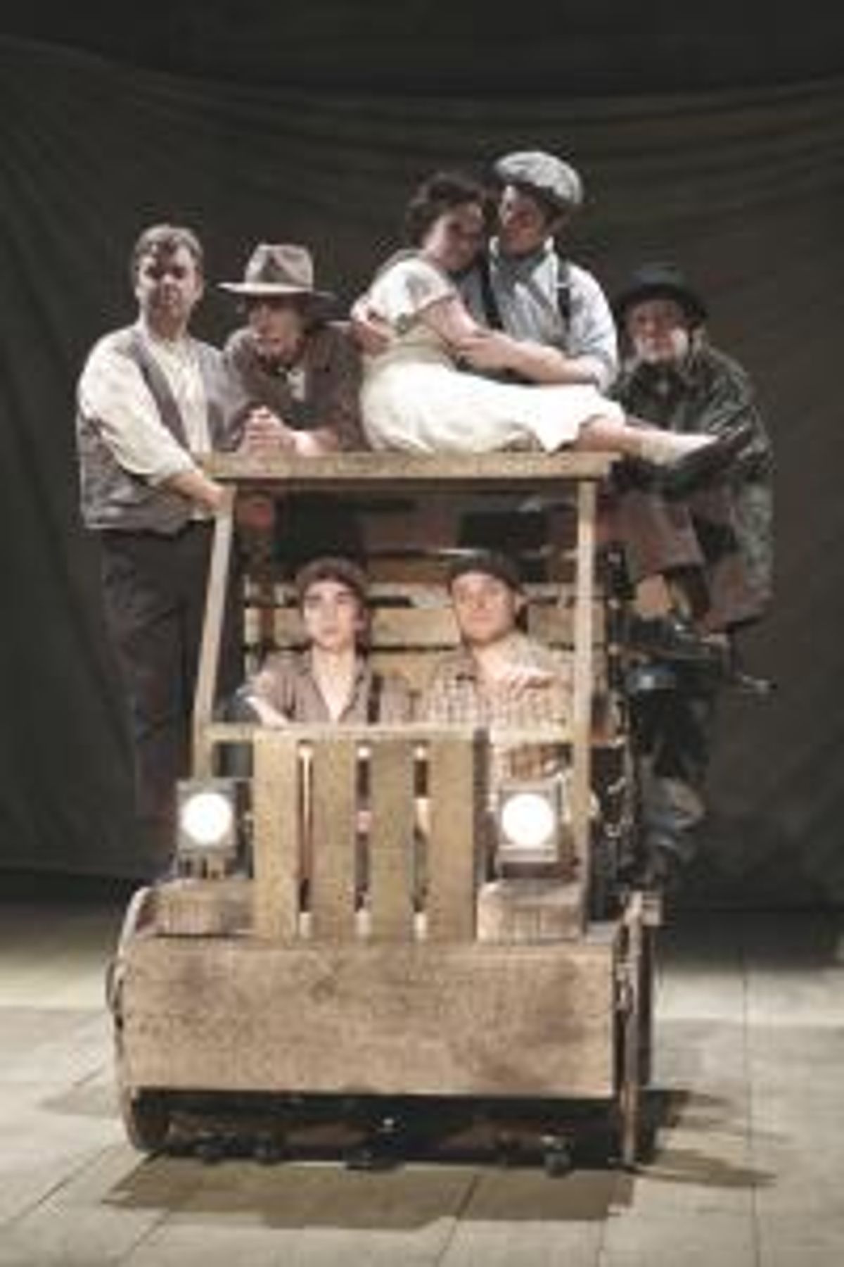 Derek Stone-Nelson as Jim Casey, Doug Griffin as Uncle John, Alycia Sacco as Rosasharn, Timothy Hoover as Connie, Ed Peed as Pa, Jeffery Dinan as Al, and Jonathan Popp as Tom Joad at 