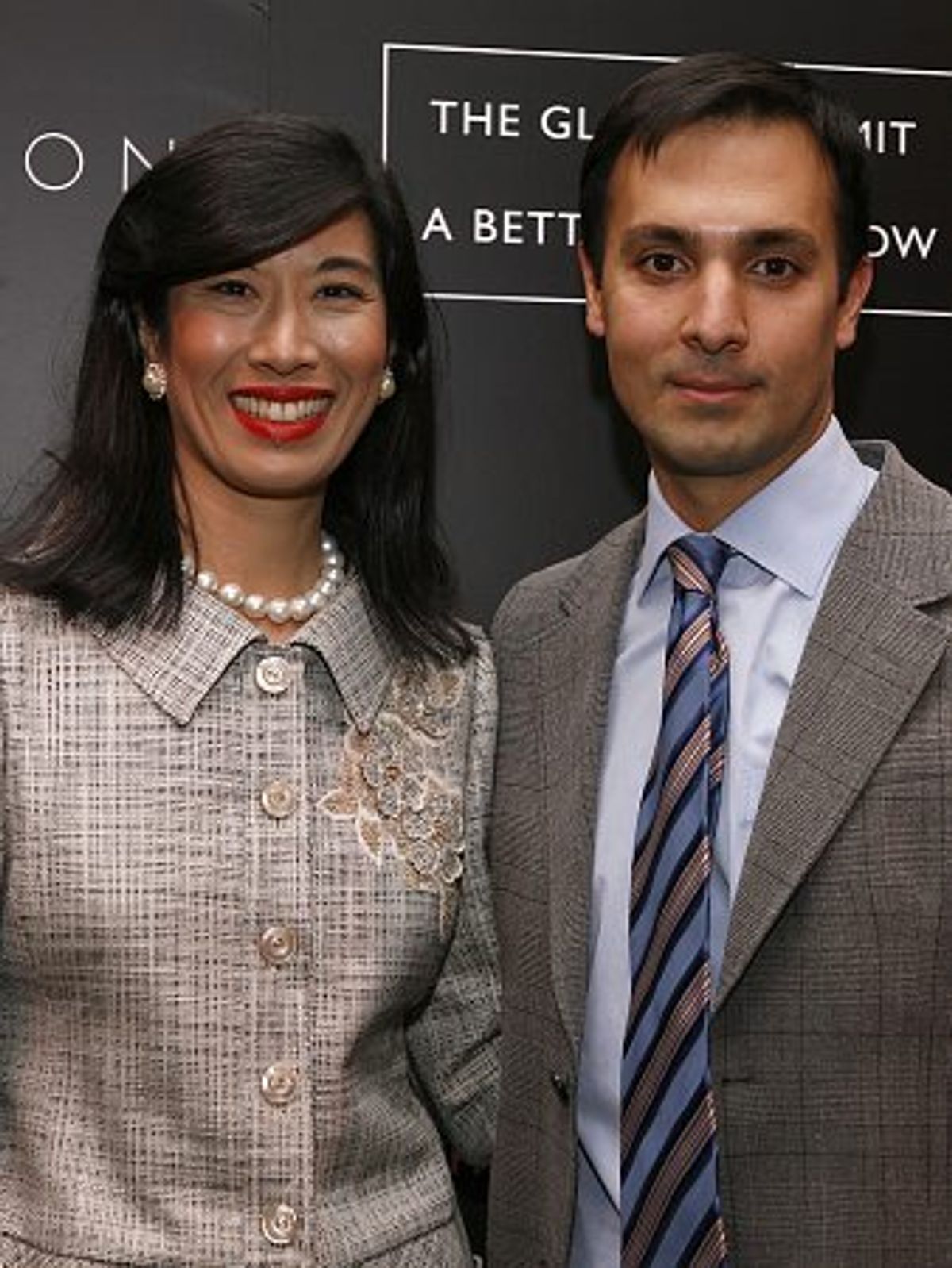 Andrea Jung and Ebby Elahi
 at 