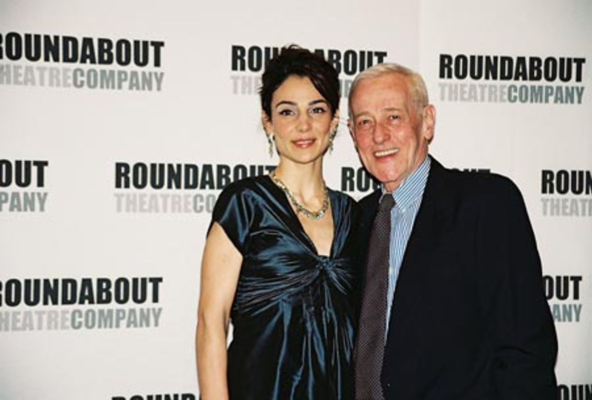 Annie Parisse and John Mahoney at 