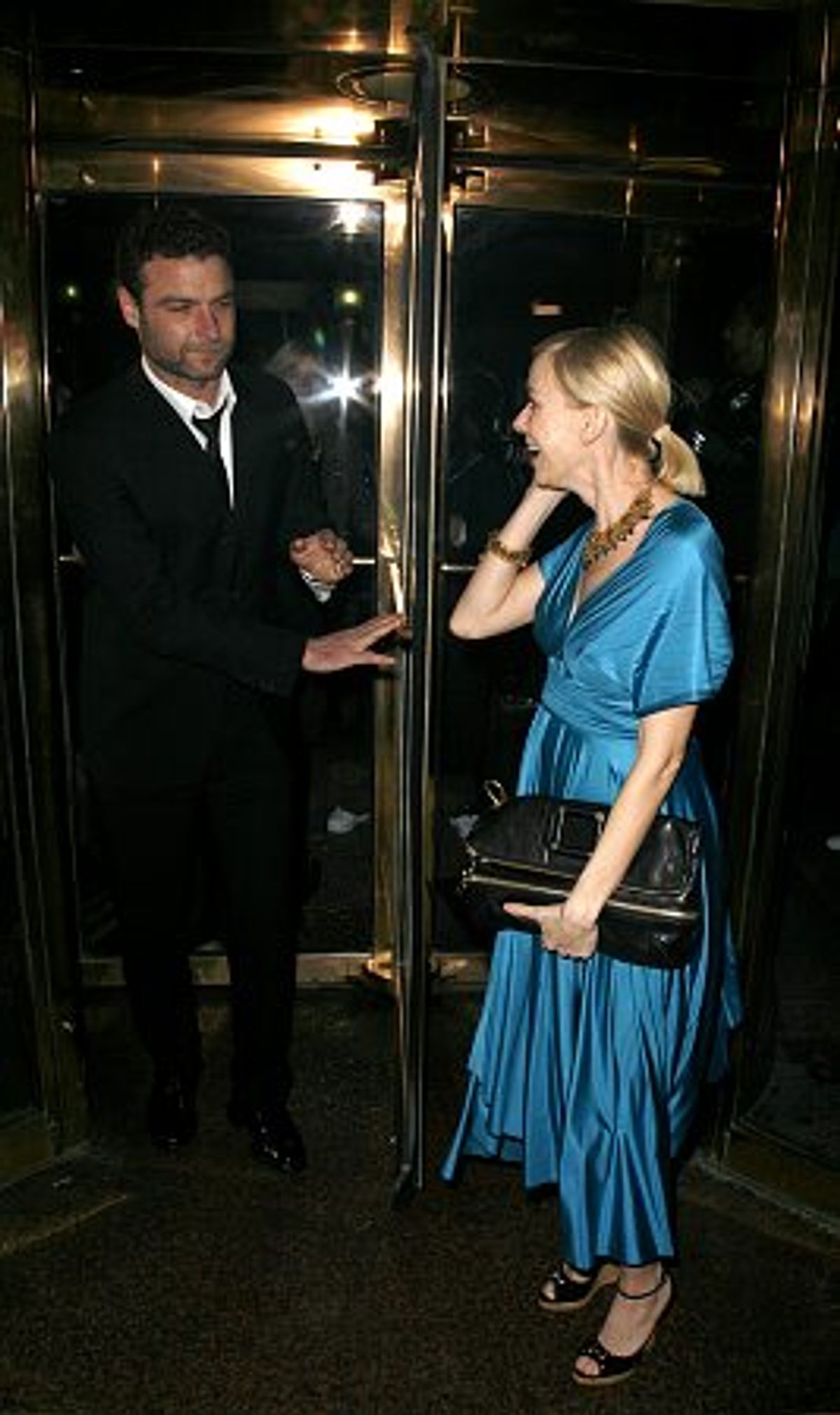 Liev Schreiber and Naomi Watts at 