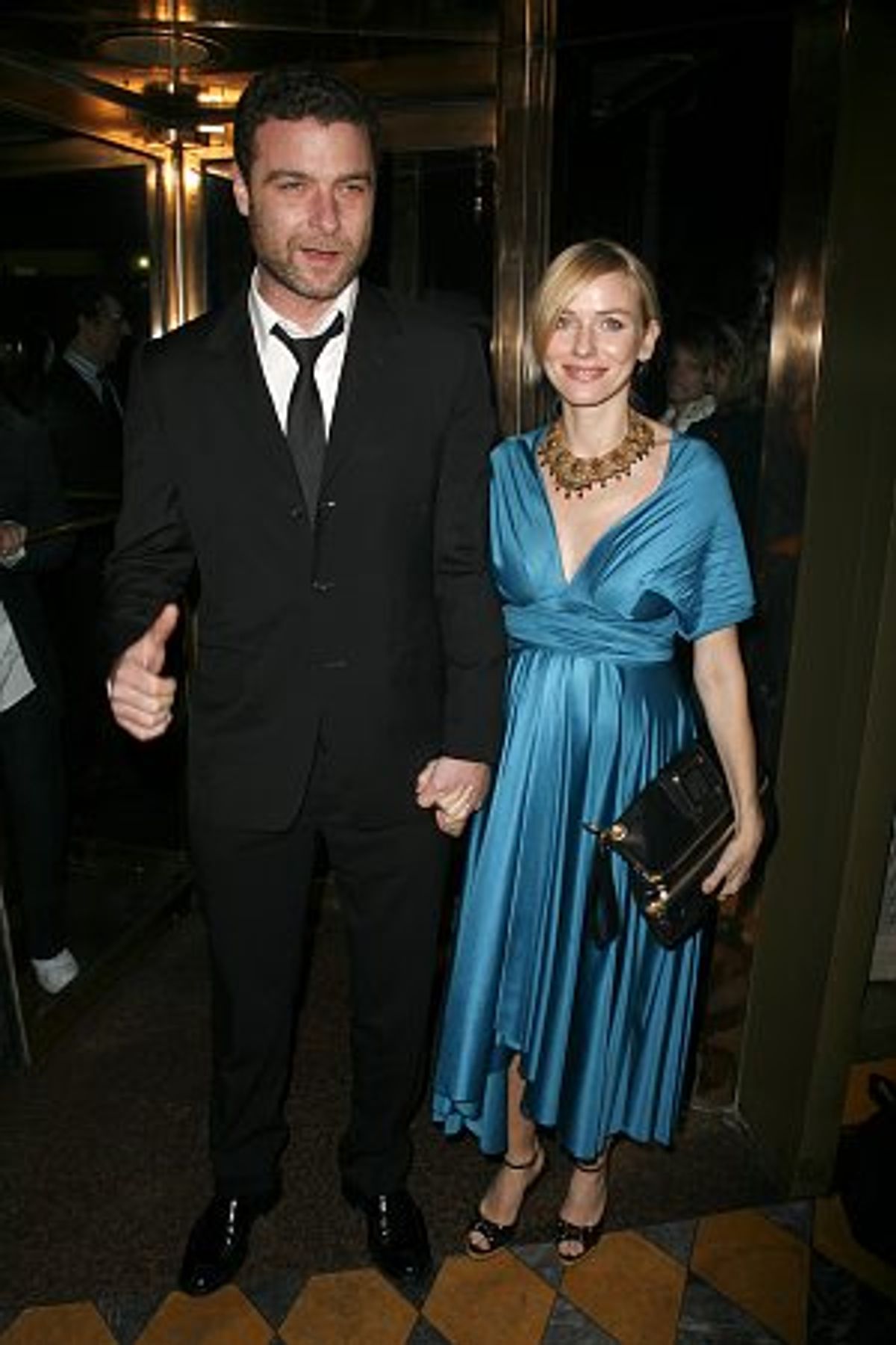 Liev Schreiber and Naomi Watts at 