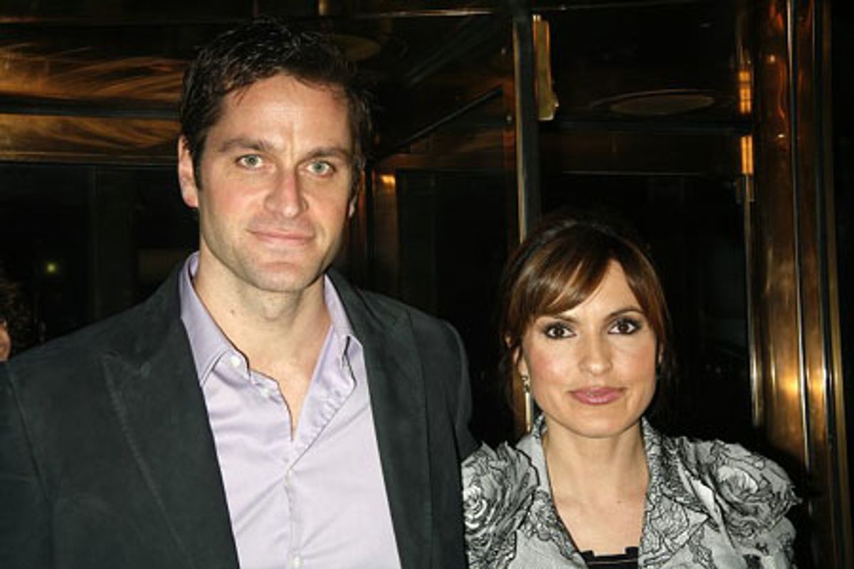 Peter Hermann and Mariska Hargitay at 