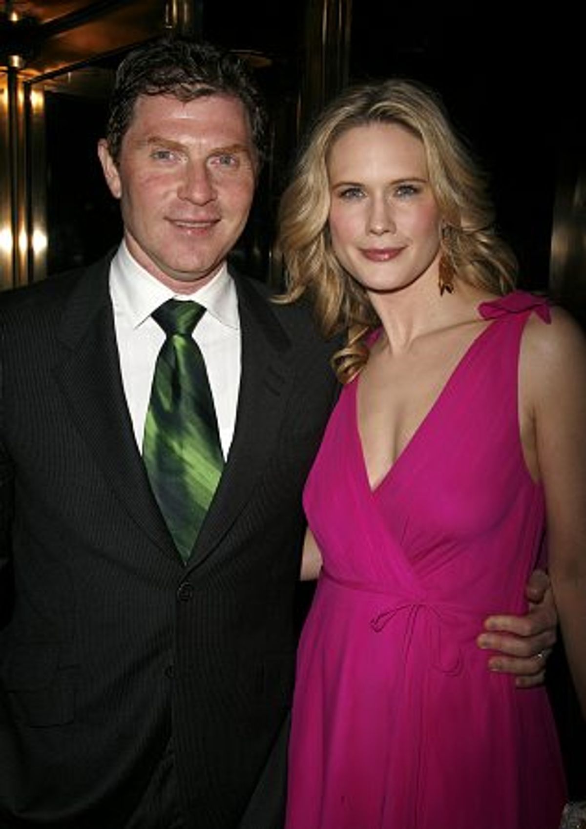 Bobby Flay and Stephanie March at 