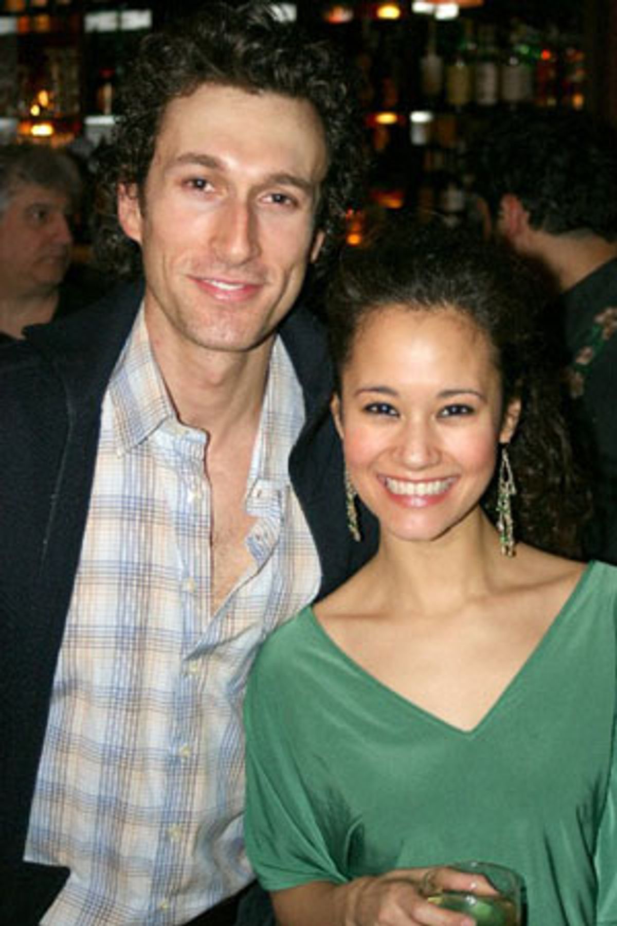 Aaron Lazar and Ali Ewoldt at 