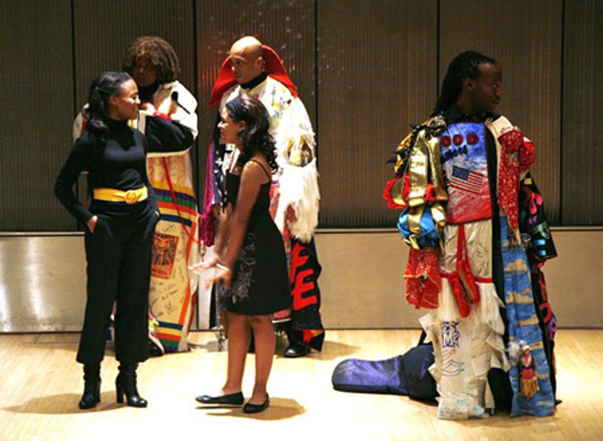 Nikki Renee Daniels and Brynn Williams with the cast at 