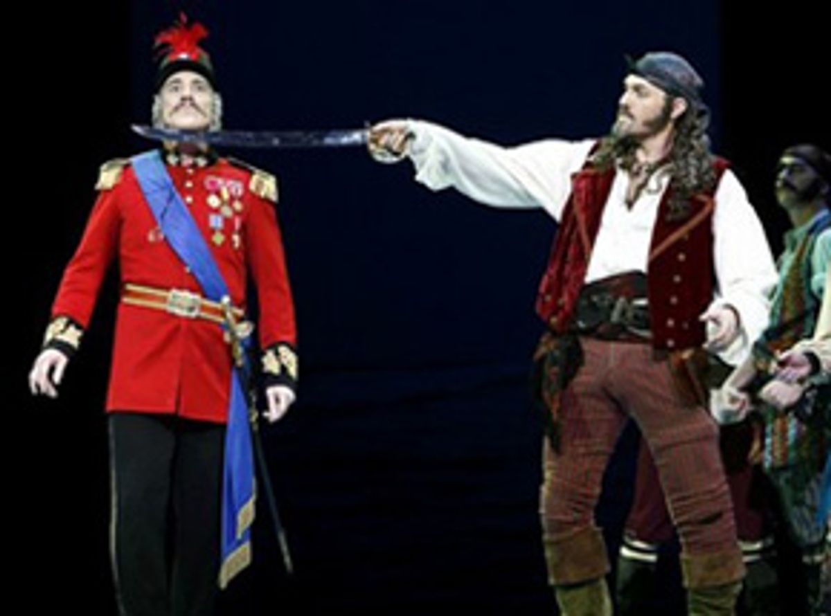Mark Jacoby and Marc Kudisch at The Pirates of Penzance:  It's...