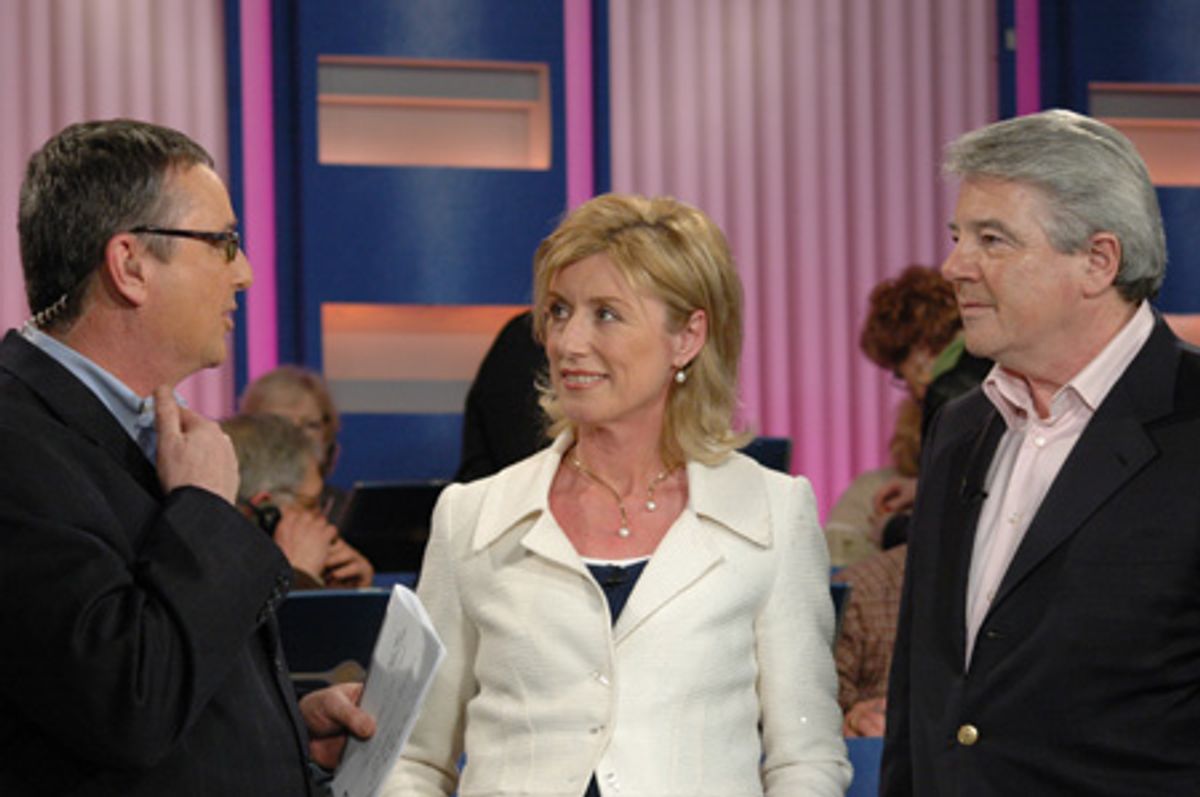 WLIW Program Director interviews Moya Doherty and John McColgan at Pirate Queen Stars and Producers at WLIW
