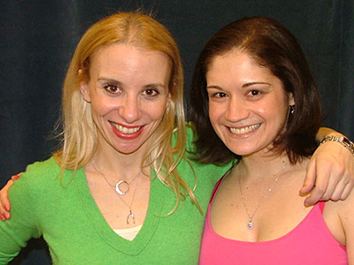 Sarah Saltzberg and Rachel Maier at 