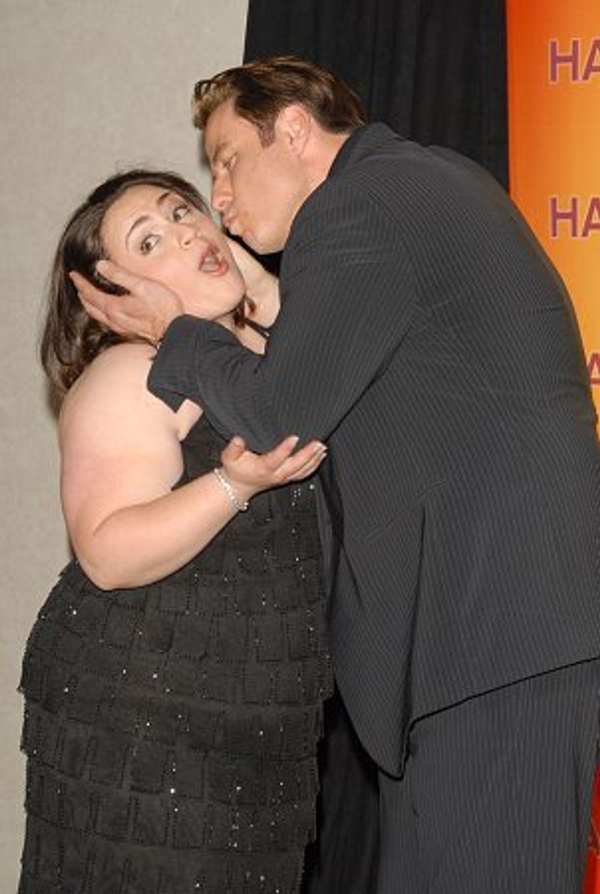 Nikki Blonsky and John Travolta at 