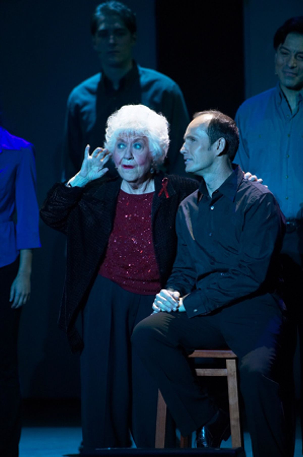 Charlotte Rae and Jon Maher (Sign Language Interpreter) at 