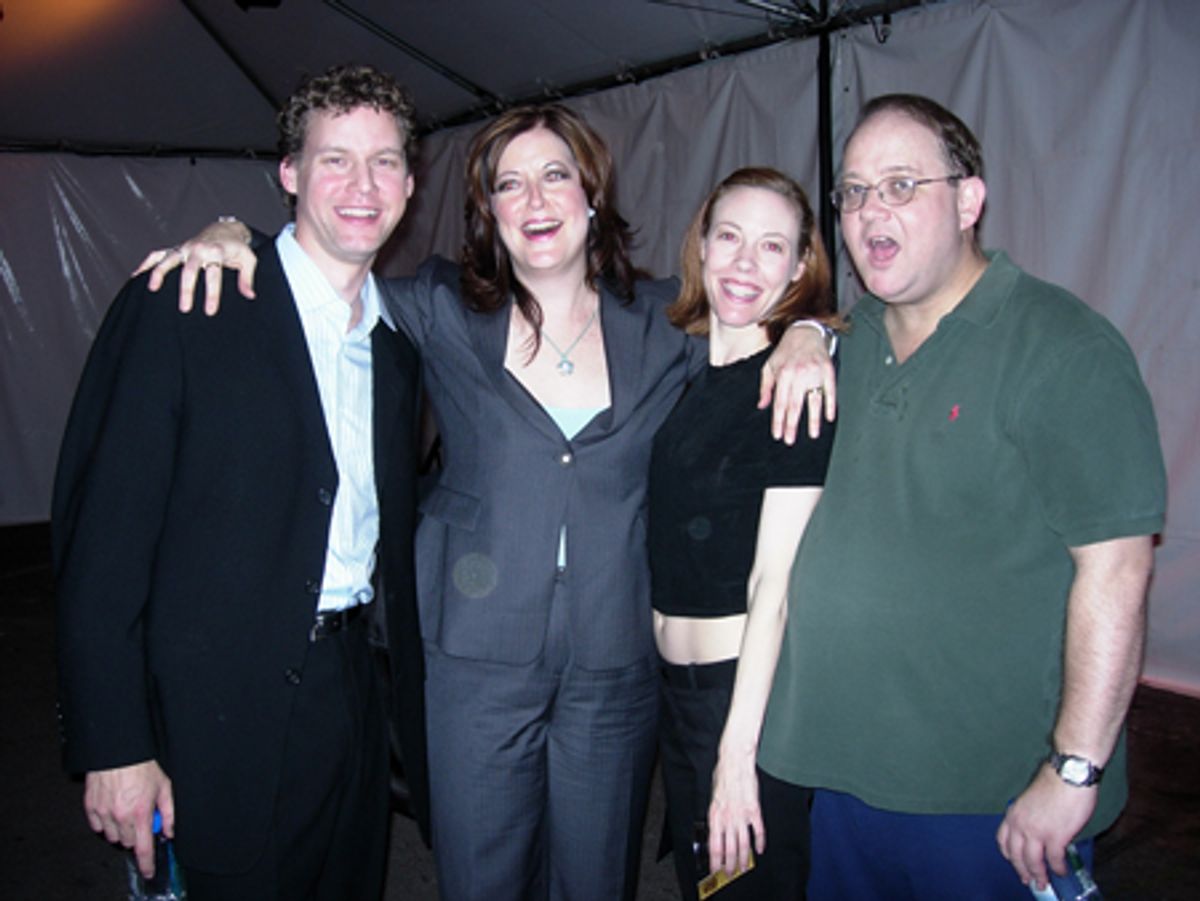Kevin Earley, Ann Hampton Callaway, Veanne Cox and Marc Cherry at 