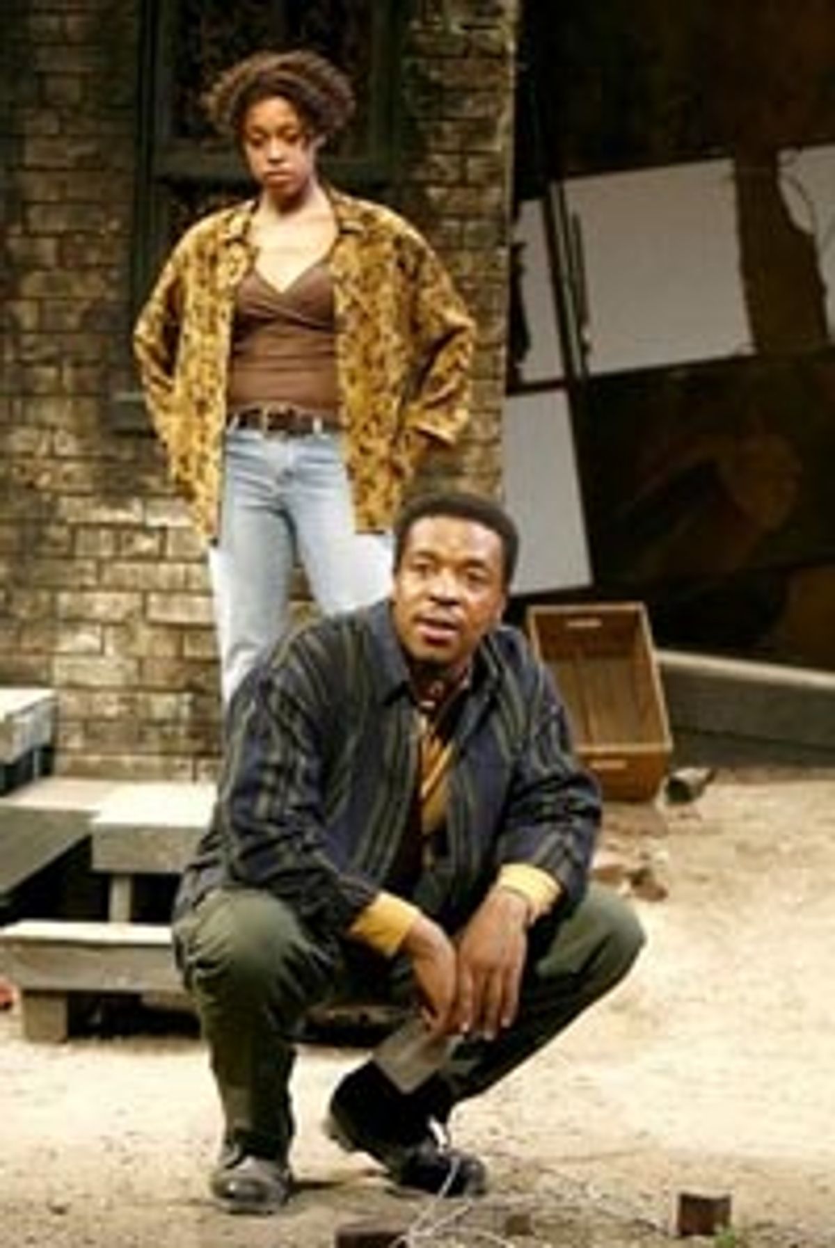Cherise Booth and Russell Hornsby at 