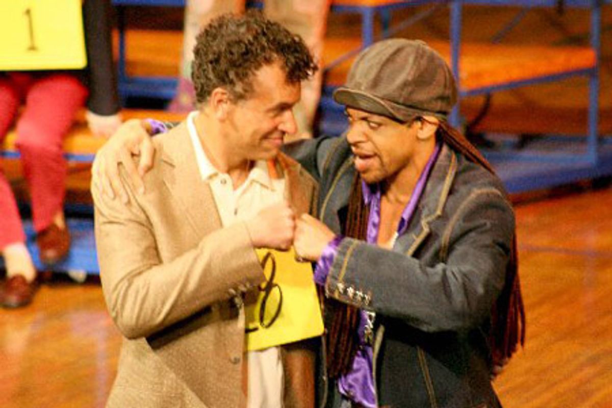 Brian Stokes Mitchell, a good speller, finally gets bumped off - with Derrick Baskin at 