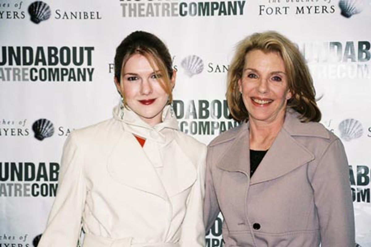 Lily Rabe and Jill Clayburgh at 