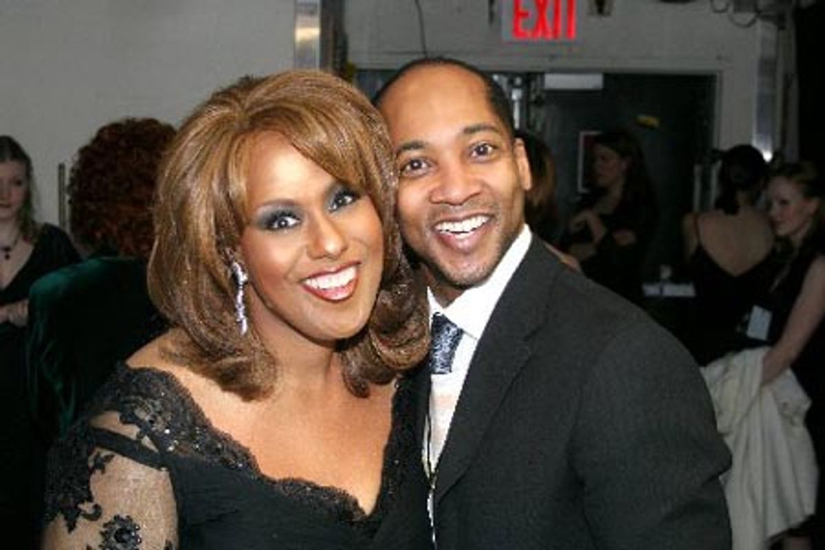 Jennifer Holliday and Christopher F. Davis of Dancers Responding to AIDS at 