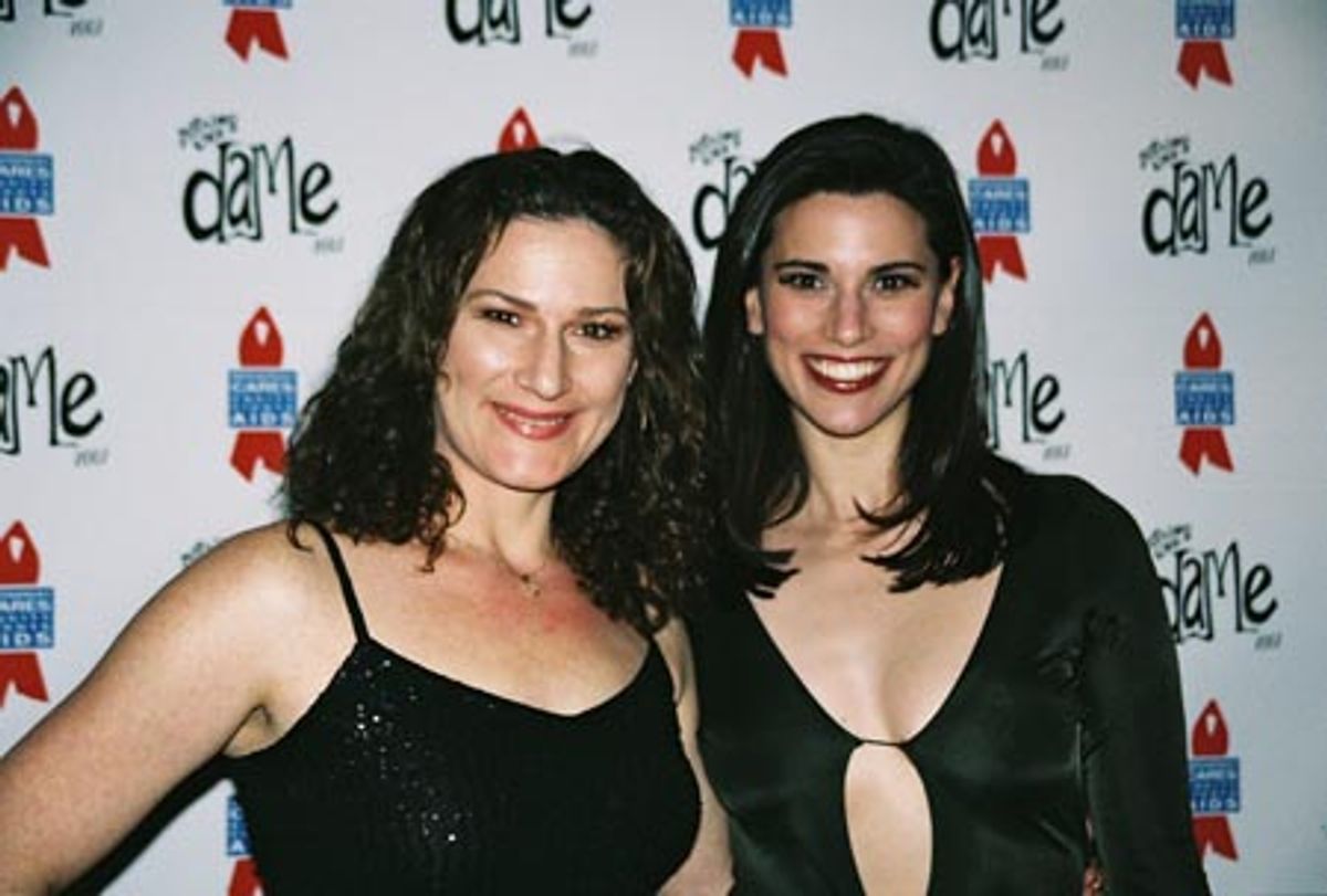 Ana Gasteyer and Milena Govich at 