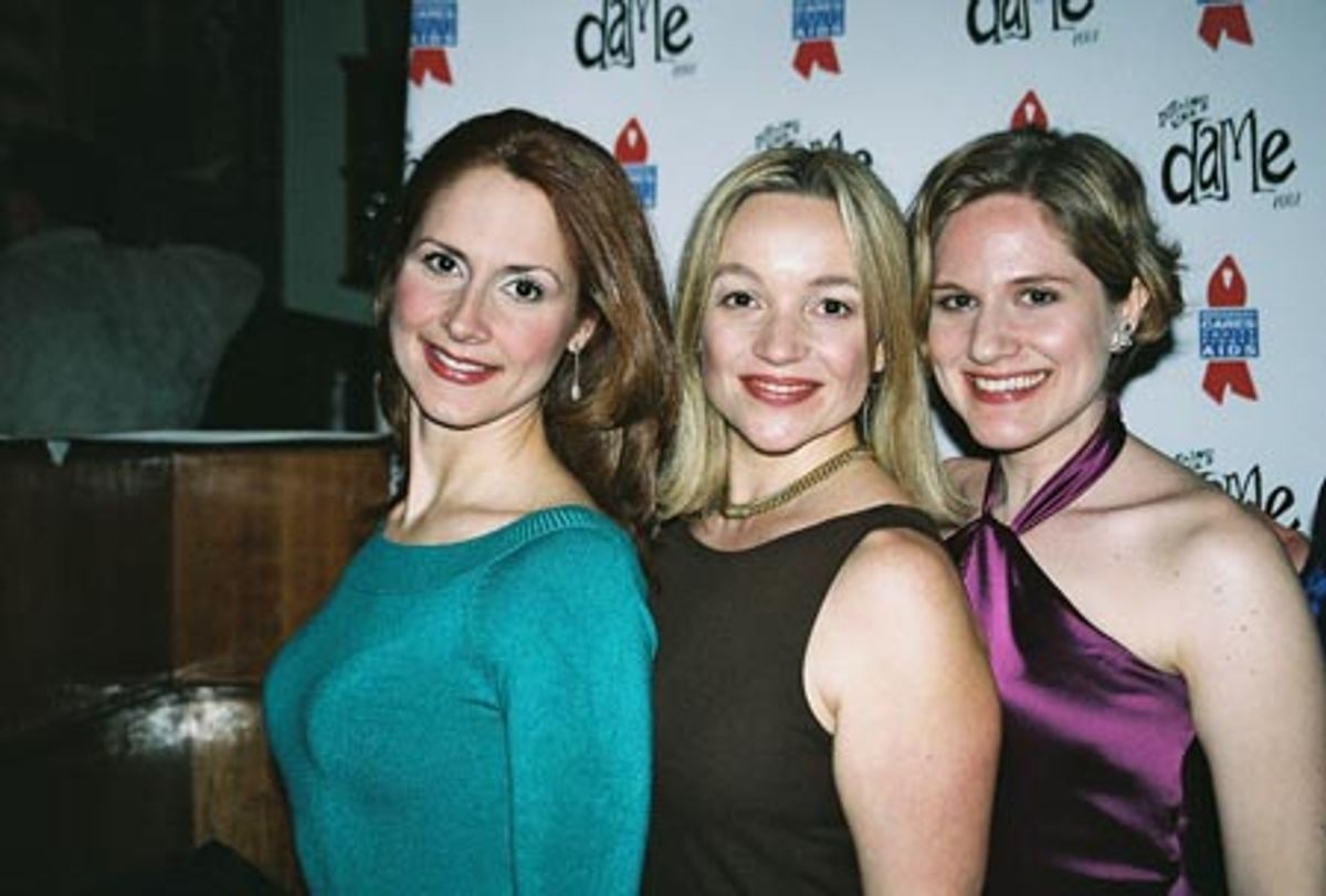 Kelly Jeanne Grant, Renee Bang Allen and Amy Justman at 