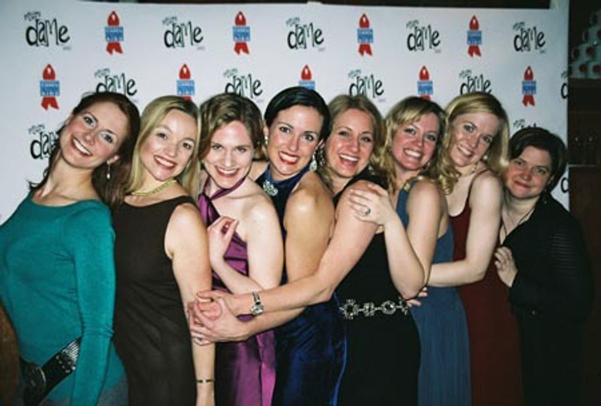 Kelly Jeanne Grant, Renee Bang Allen, Amy Justman, Leenya Rideout, Kristin Huffman, Elizabeth Stanley, Jane Pfitsch and Mary-Mitchell Campbell at 