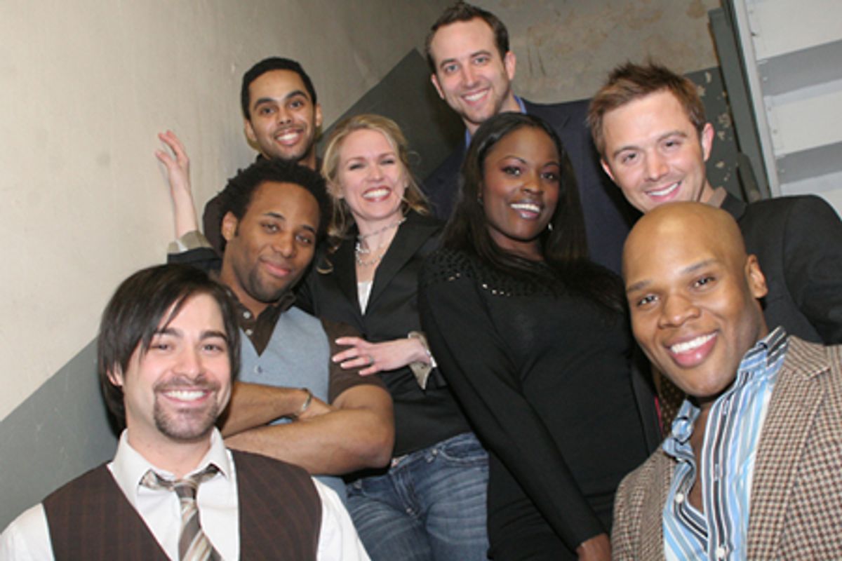 Daniel Torres, Maurice Murphy, Jesse Nager, Lauren Kennedy, Peter Matthew Smith, Brandi Chavonne Massey, Danny Calvert and Michael James Scott at 