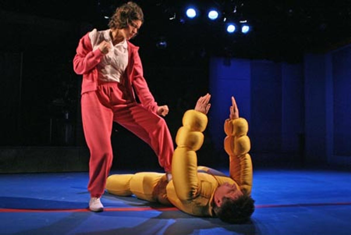 Heather Goldenhersh and Paul Sparks in 'Essential Self-Defense' at 