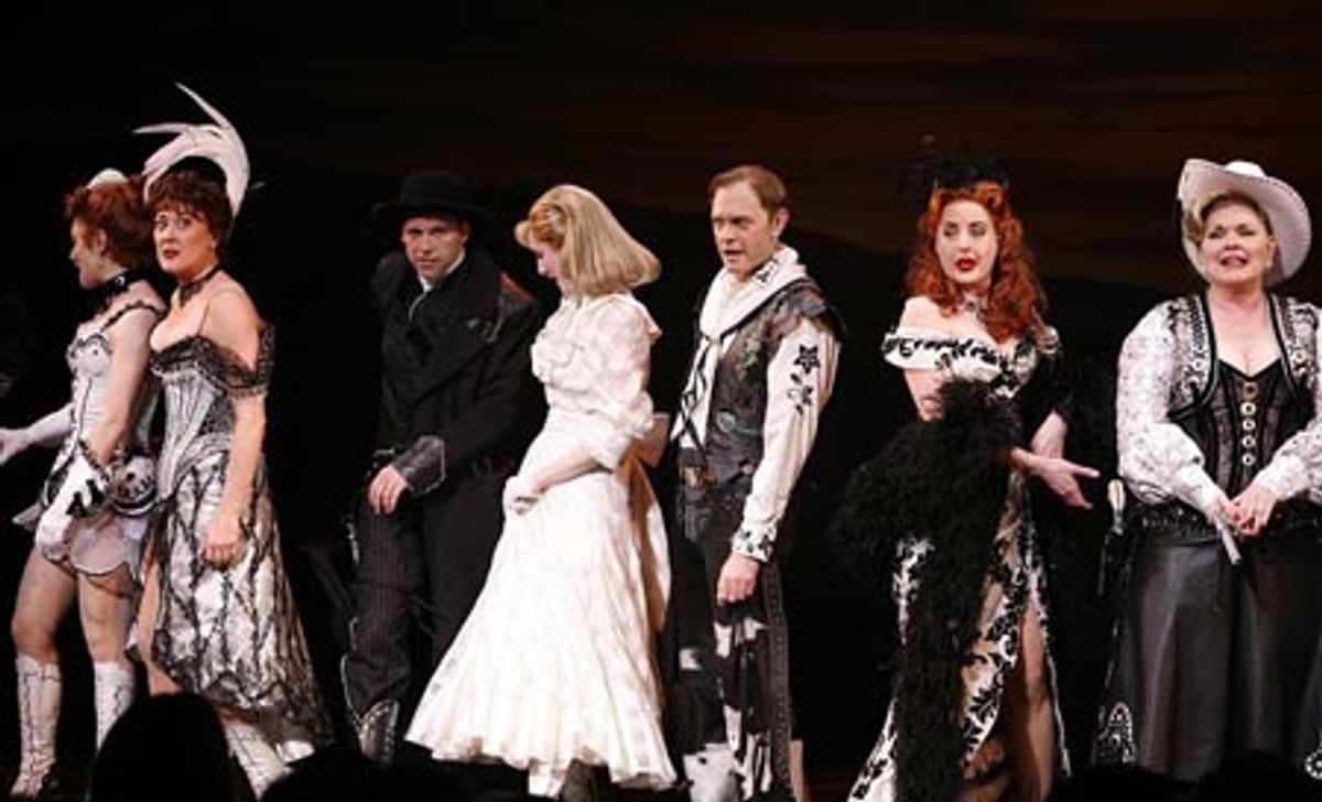 Karen Ziemba, Jill Paice, David Hyde Pierce, Patty Goble and Debra Monk at 