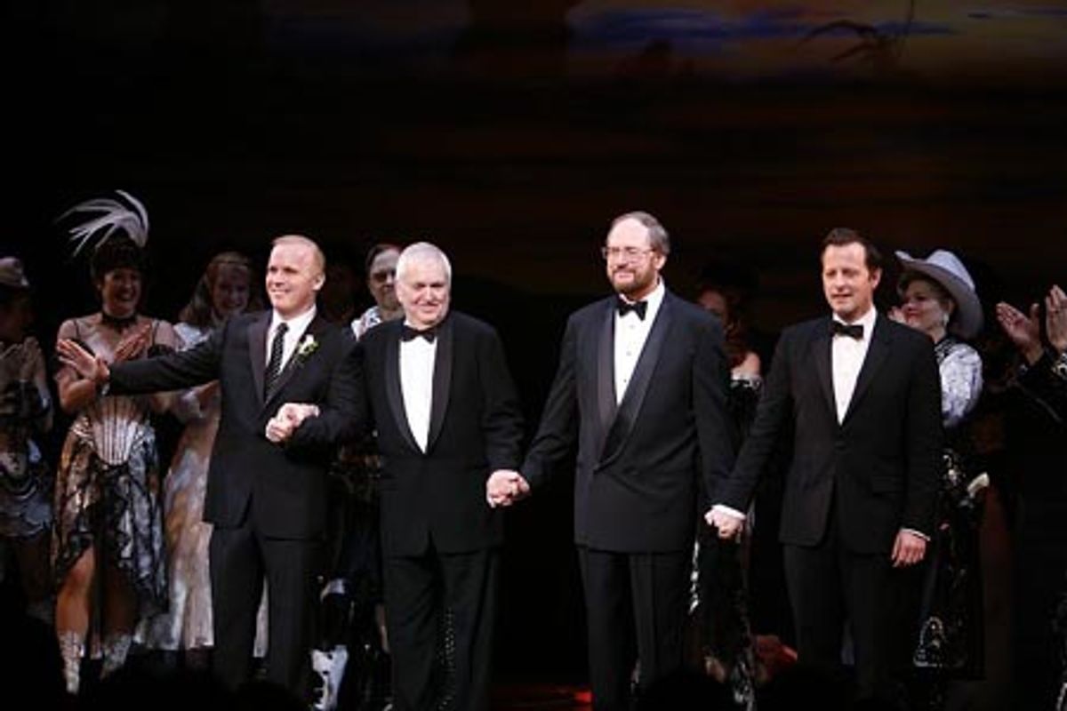 Scott Ellis, John Kander, Rupert Holmes and Rob Ashford at 