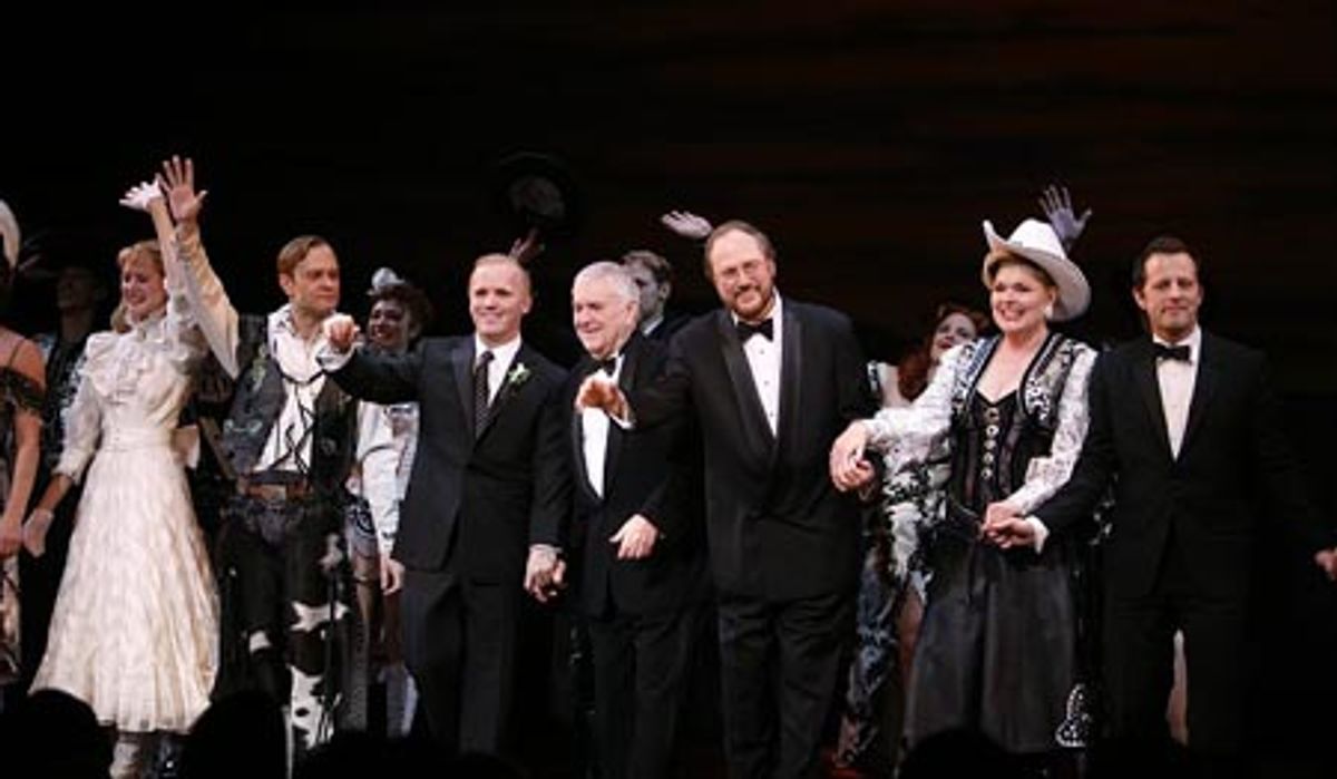 Jill Paice, David Hyde Pierce, Scott Ellis, John Kander, Rupert Holmes, Debra Monk and Rob Ashford at 