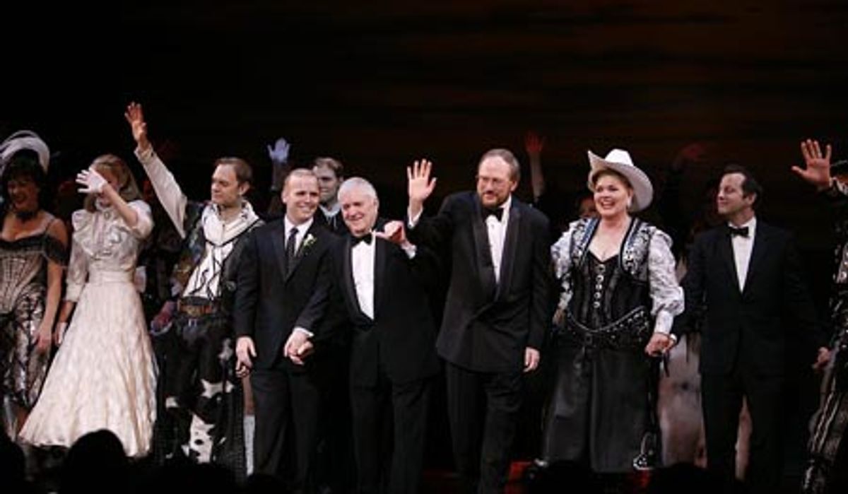 Karen Ziemba, Jill Paice, David Hyde Pierce, Scott Ellis, John Kander, Rupert Holmes, Debra Monk and Rob Ashford at 