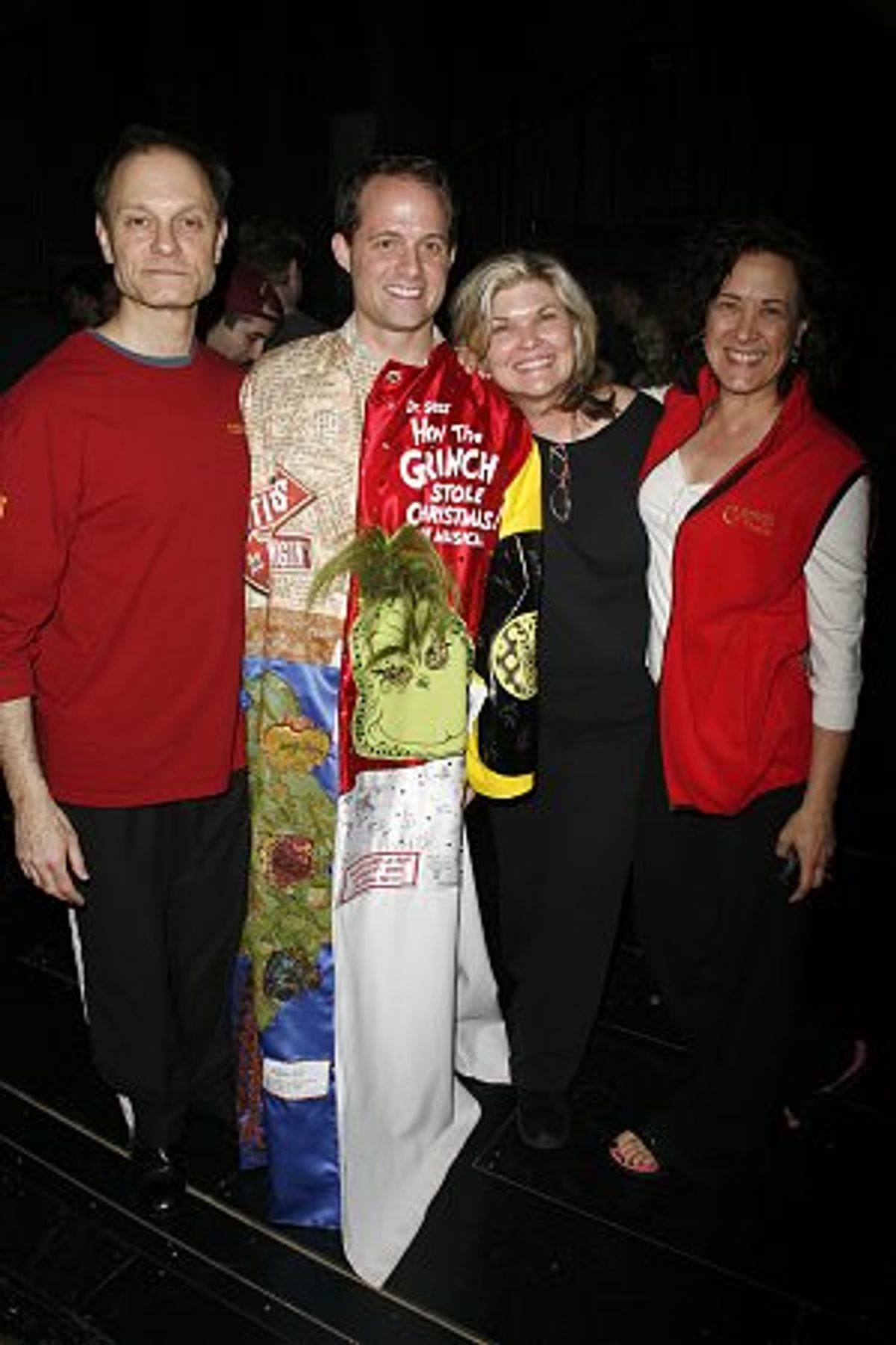 David Hyde Pierce, David Eggers, Debra Monk and Karen Ziemba at 