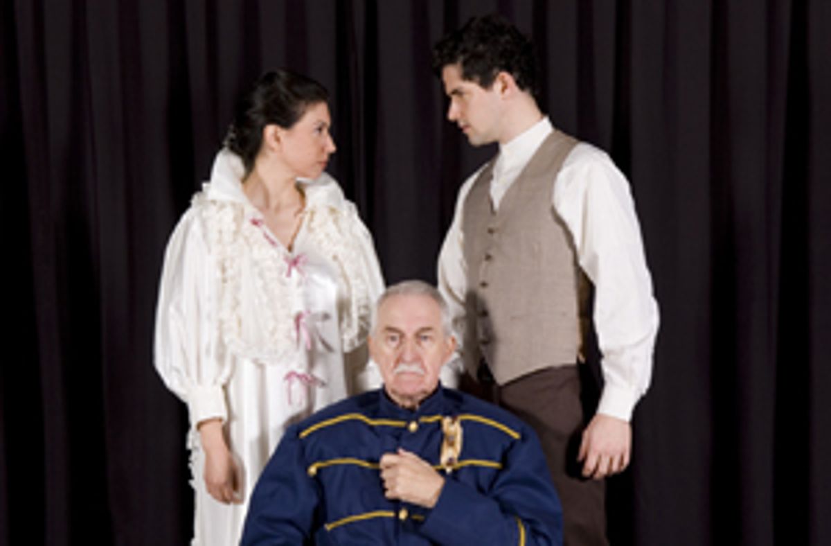 Elizabeth Ruelas, Lawrence Merritt and Tobias Burns at 