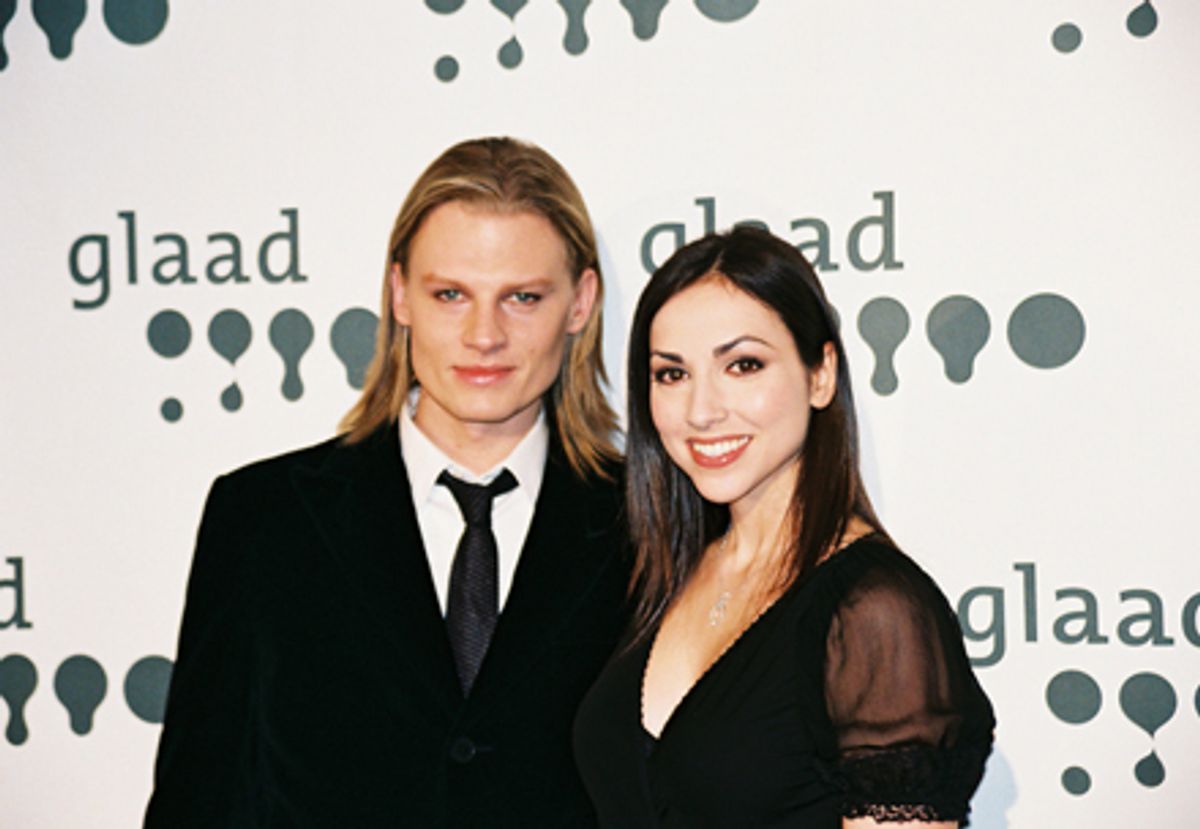 Jeffrey Carlson and Eden Riegel at 