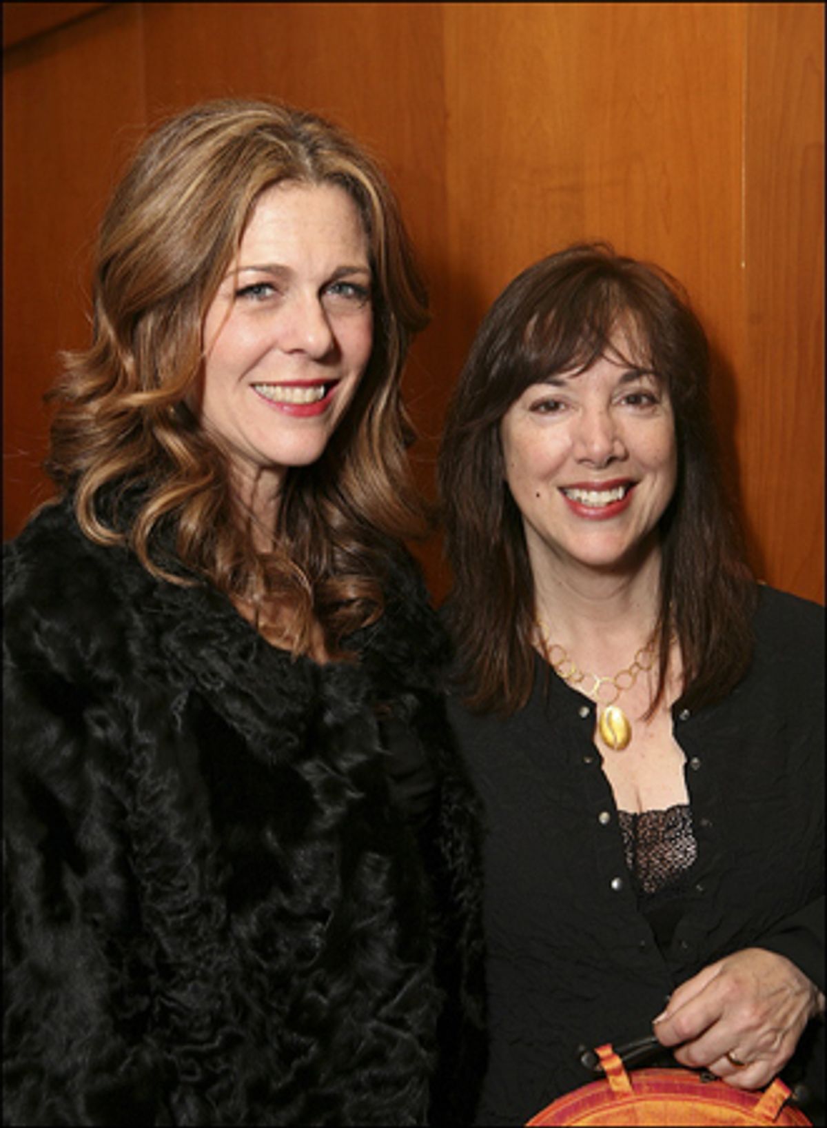 Rita Wilson and Playwright Lisa Loomer at 