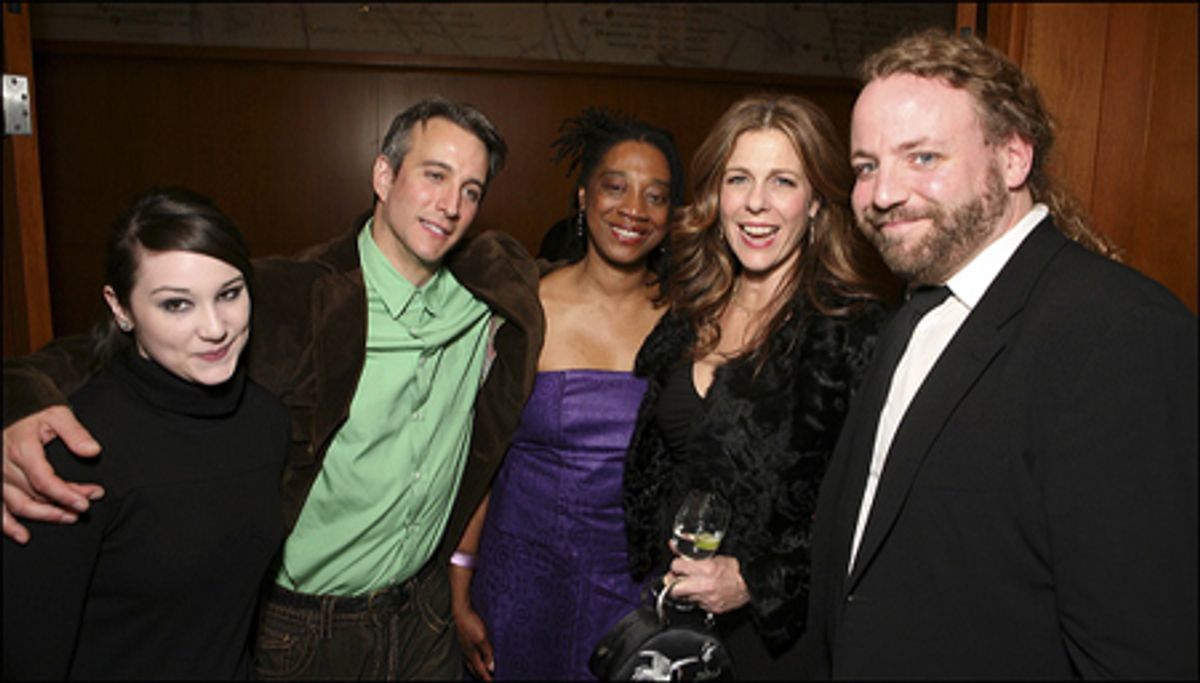 Emma Hunton, Bronson Pinchot, Stephanie Berry, Rita Wilson, and Ray Porter at 