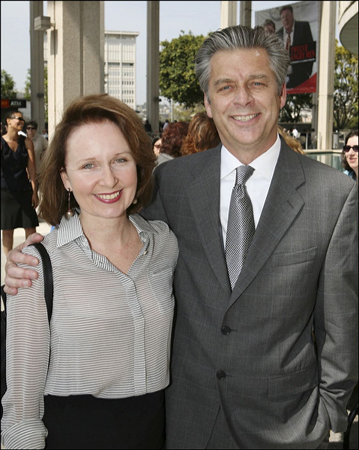 CTG Artistic Director Michael Ritchie and wife Kate Burton at 