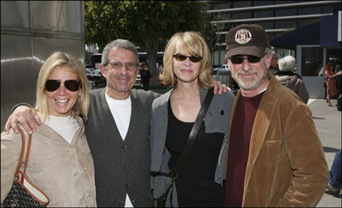 Kelly and Ron Meyer, Kate Capshaw and Steven Spielberg at 